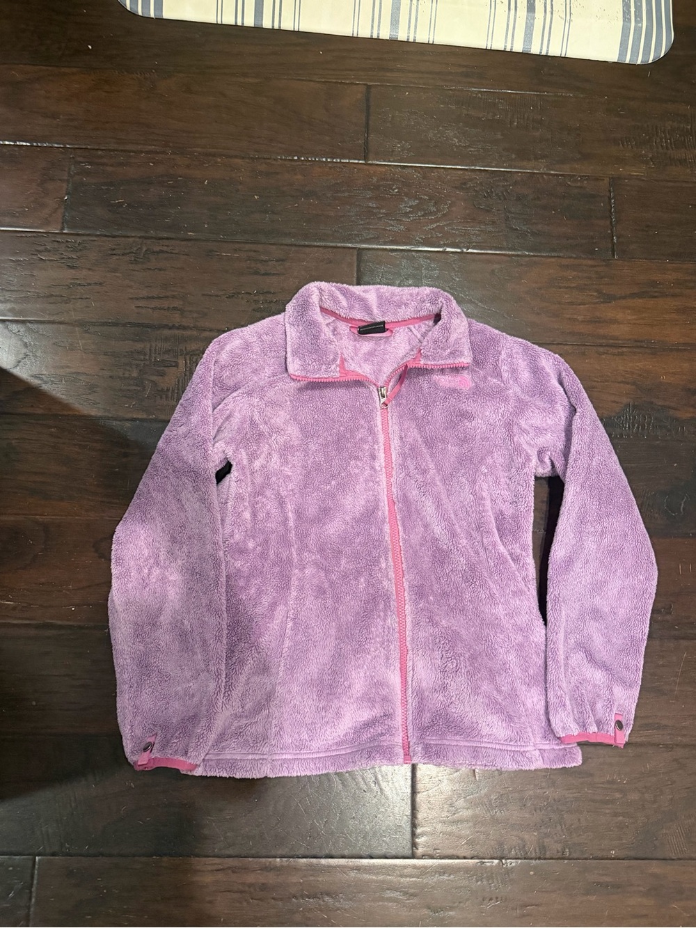 The North Face Osolita Girls Purple Fleece Jacket Youth Large 14/16
